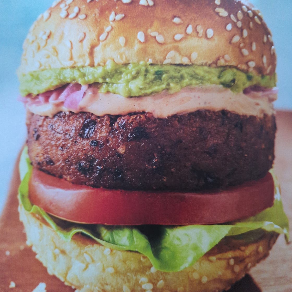 Sweet Potato Black Bean Burgers with Chipotle Mayo