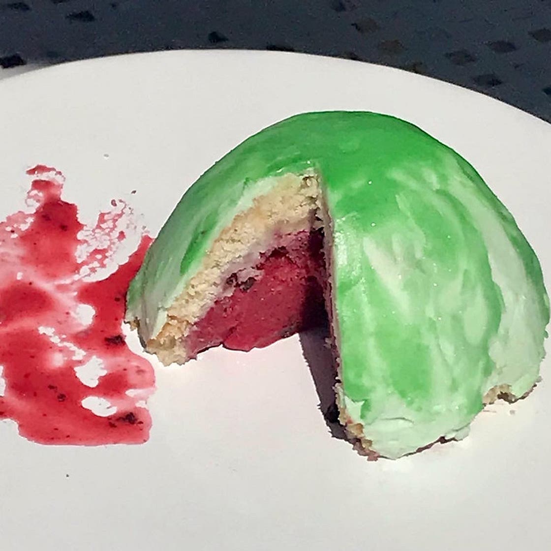 Watermelon Ice Cream Cake
