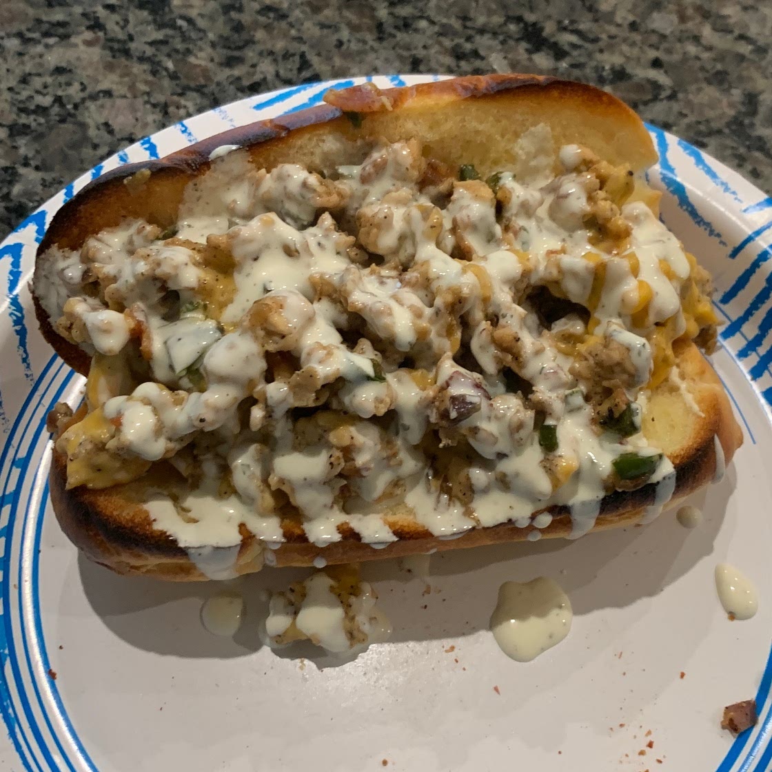 Chicken Bacon Ranch Cheesesteak