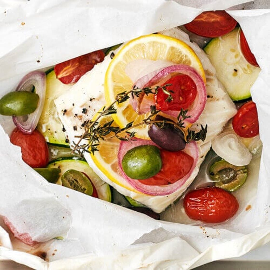 Mediterranean Cod en Papillote