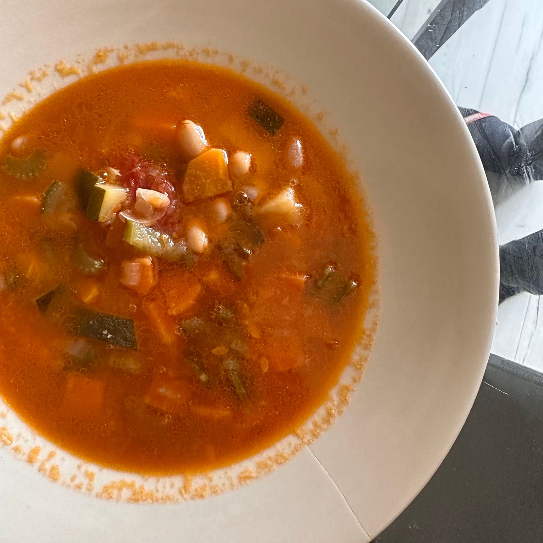 Vegetable soup. Romagna style