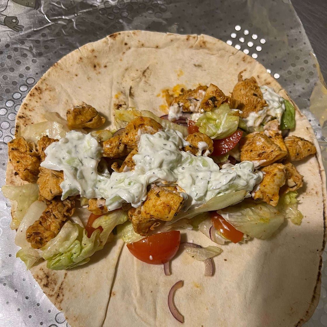Easy Chicken Gyros Made On The Grill