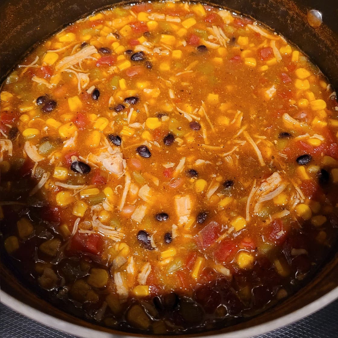 7 Can Chicken Taco Soup
