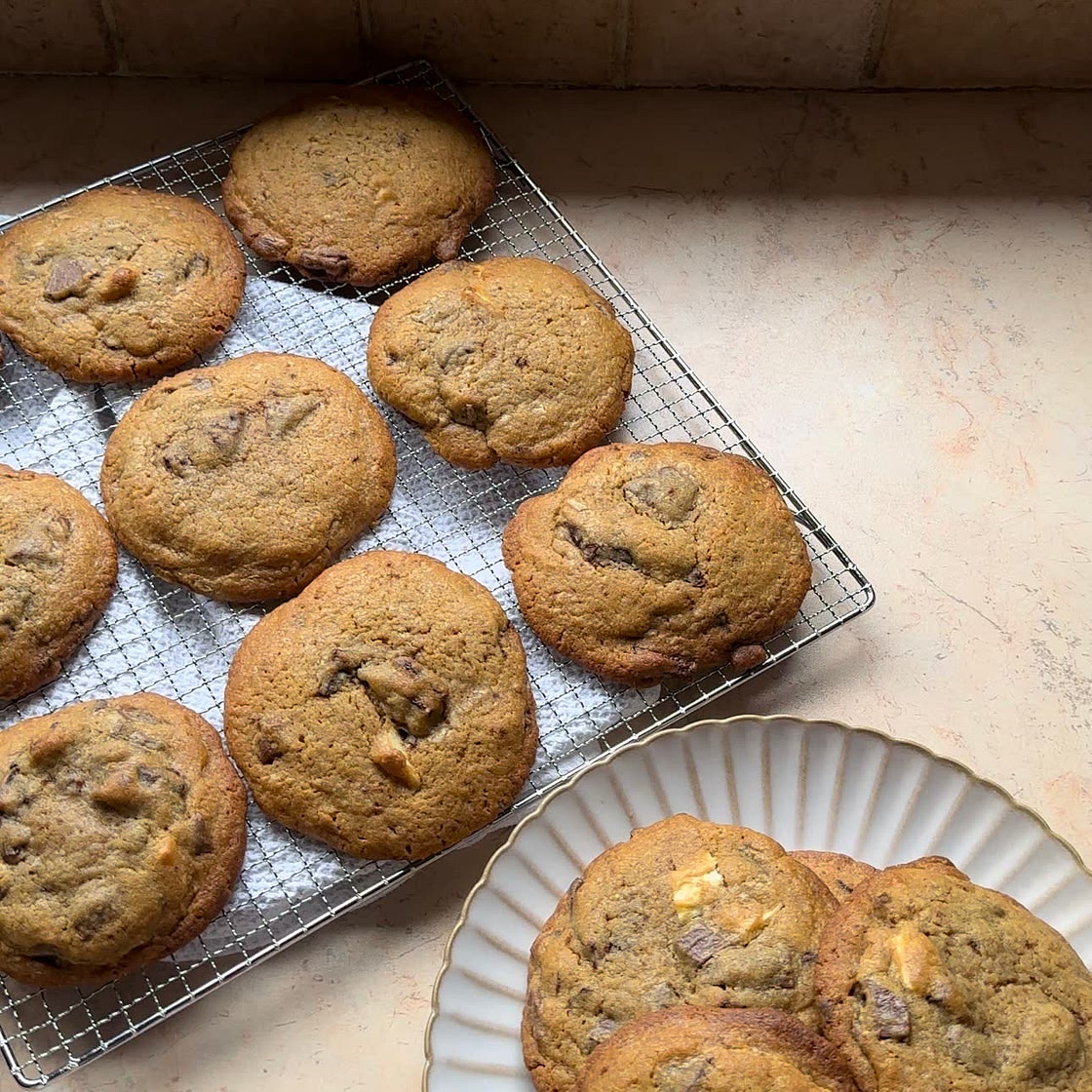 Cookies aux trois chocolats 🍪