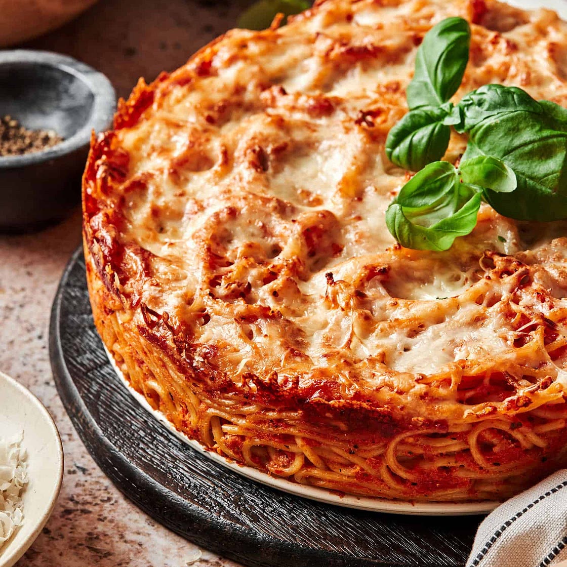Vegetarian Spaghetti Pie