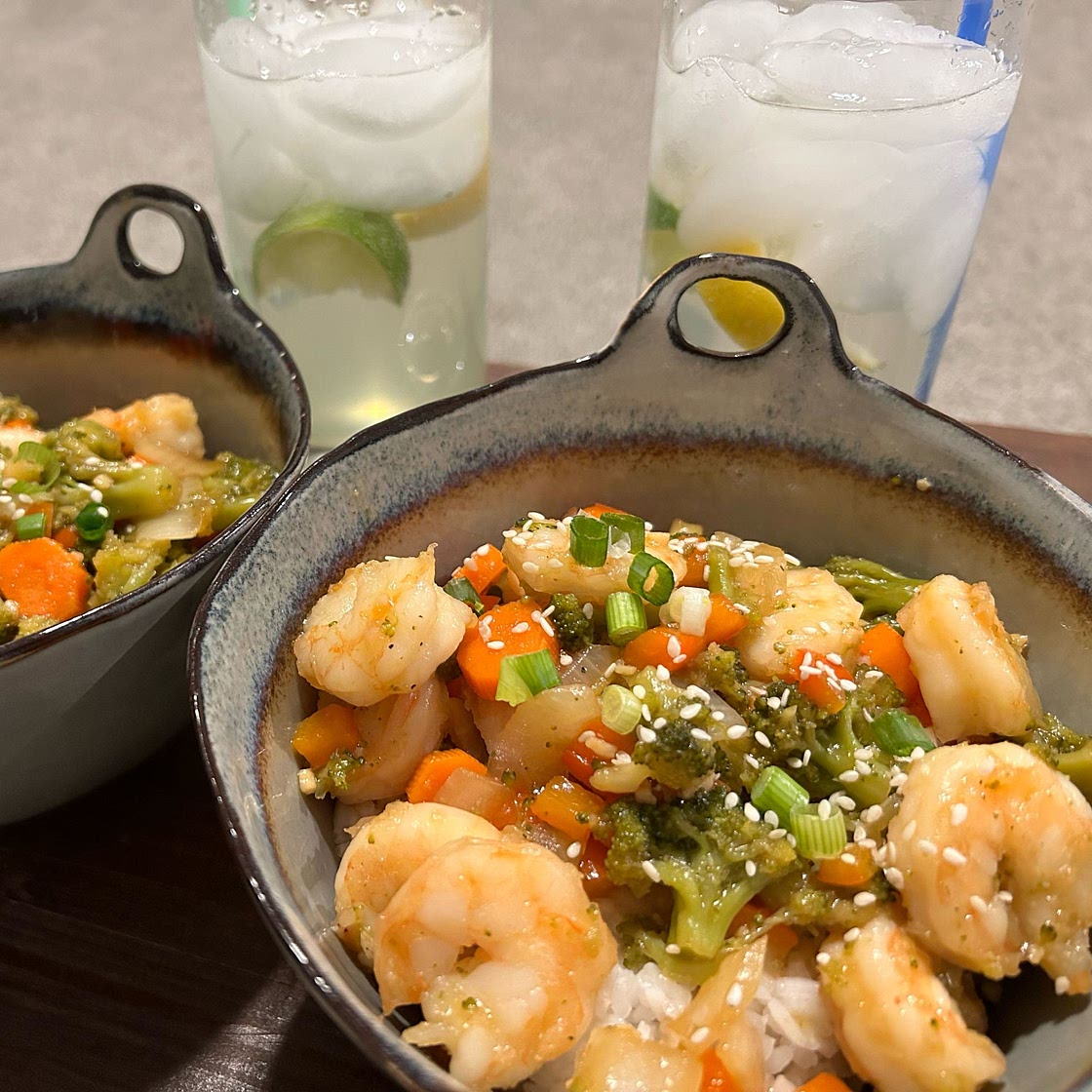 Teriyaki Shrimp Stir Fry