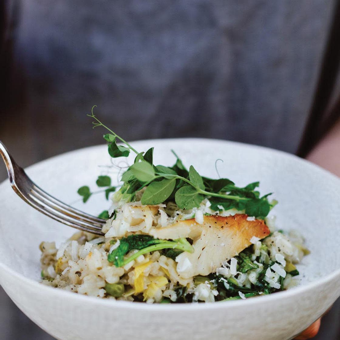 OVEN-BAKED SMOKED HADDOCK RISOTTO