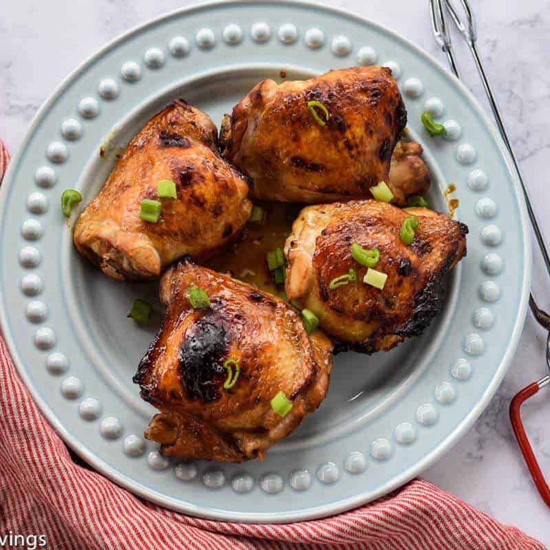 Soy Glazed Chicken Thighs