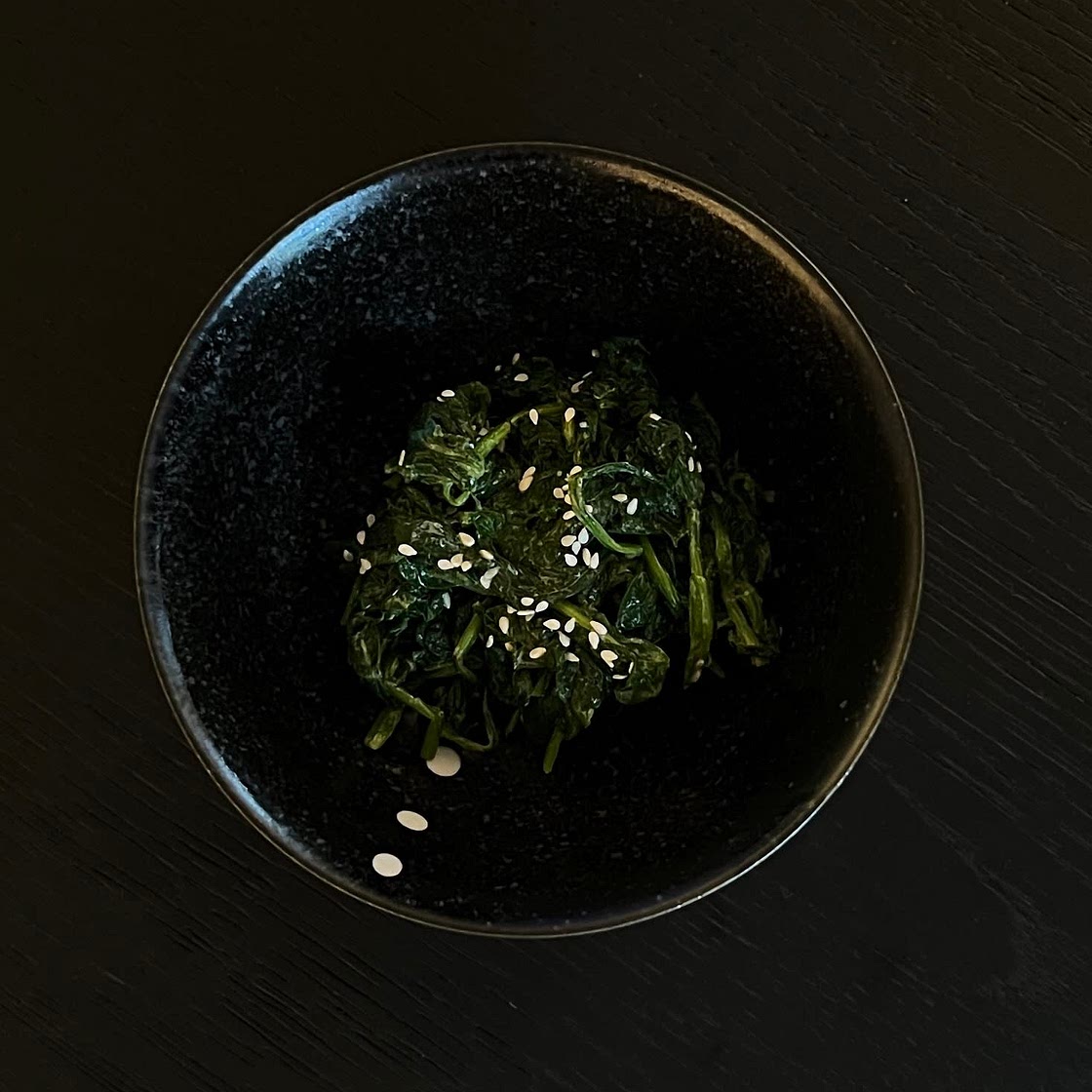 Gomae (Japanese Spinach Salad w/ Sesame Dressing)