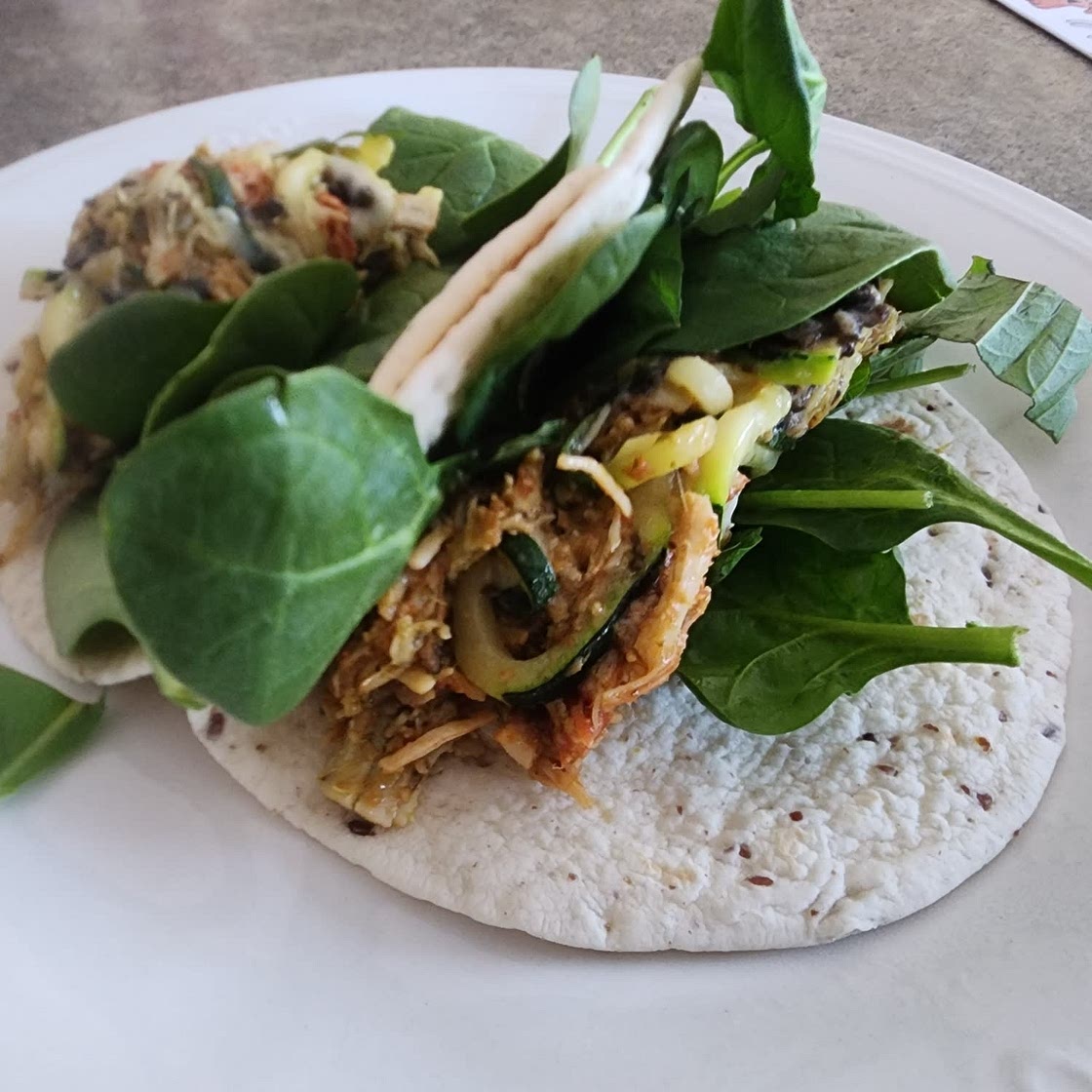 Parmesan, Pesto and Chicken Wrap