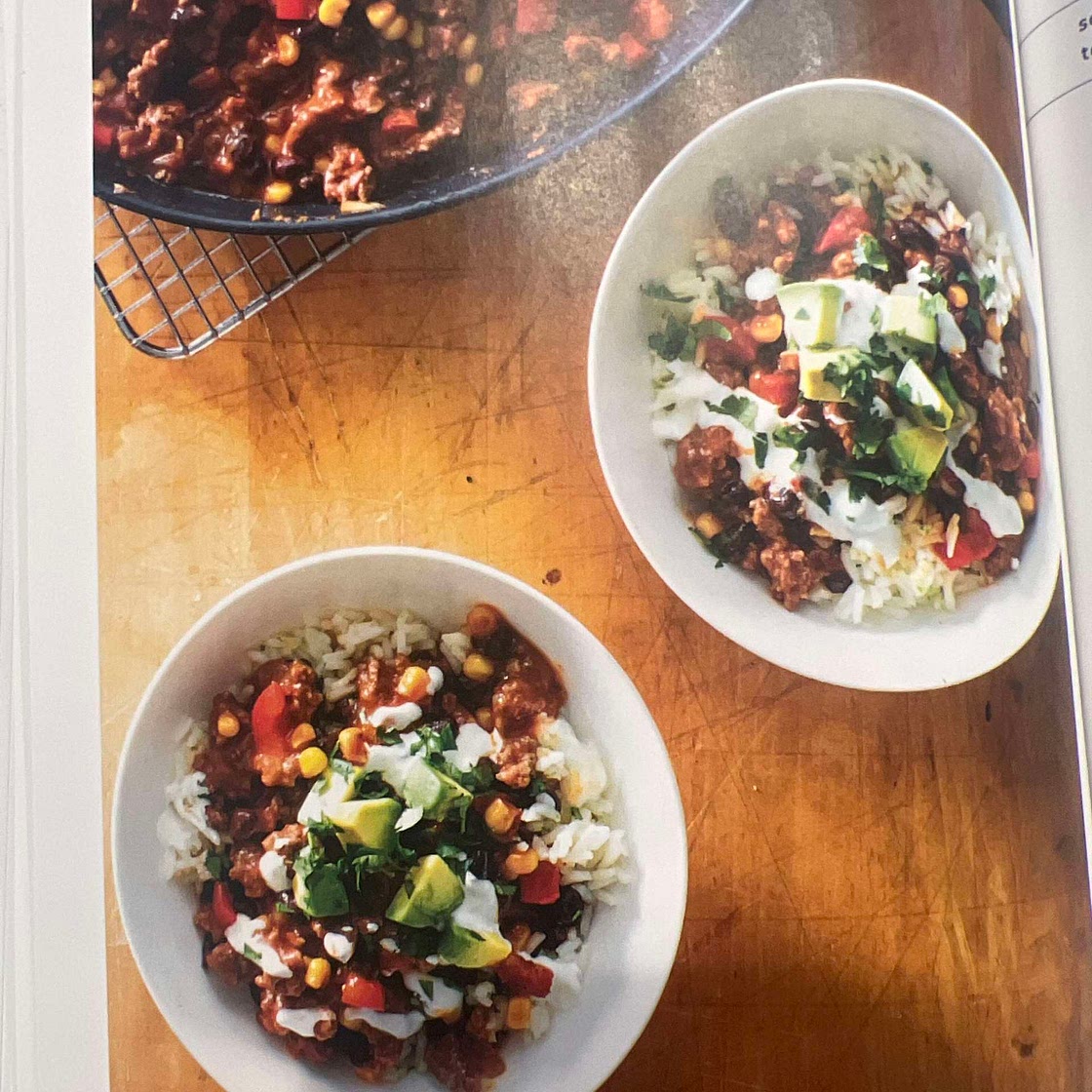 chipotle chili with lime-cilantro crema