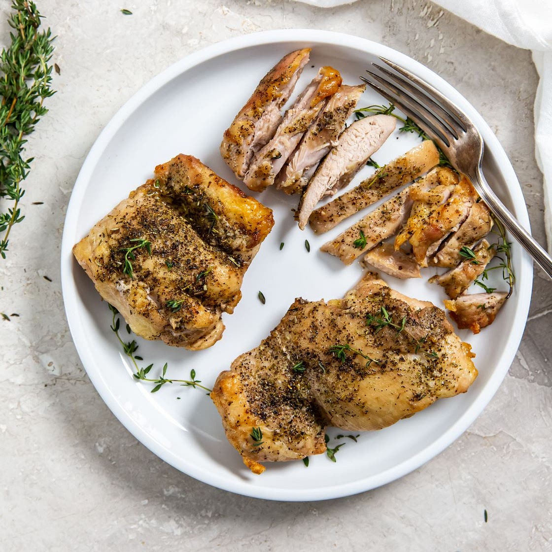 Air Fryer Frozen Chicken Thighs