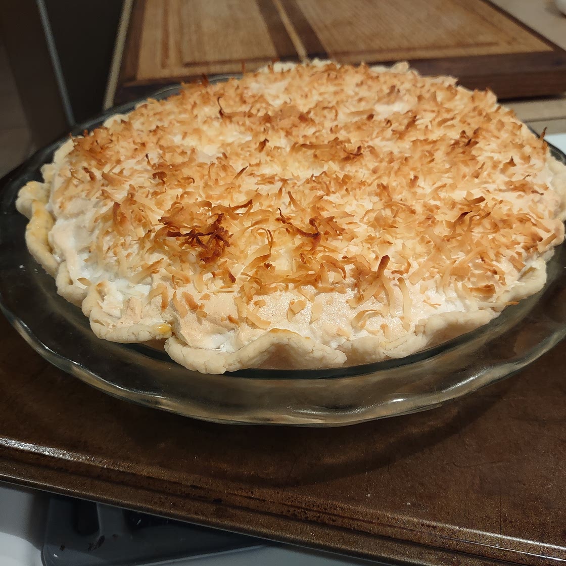COCONUT MERINGUE PIE
