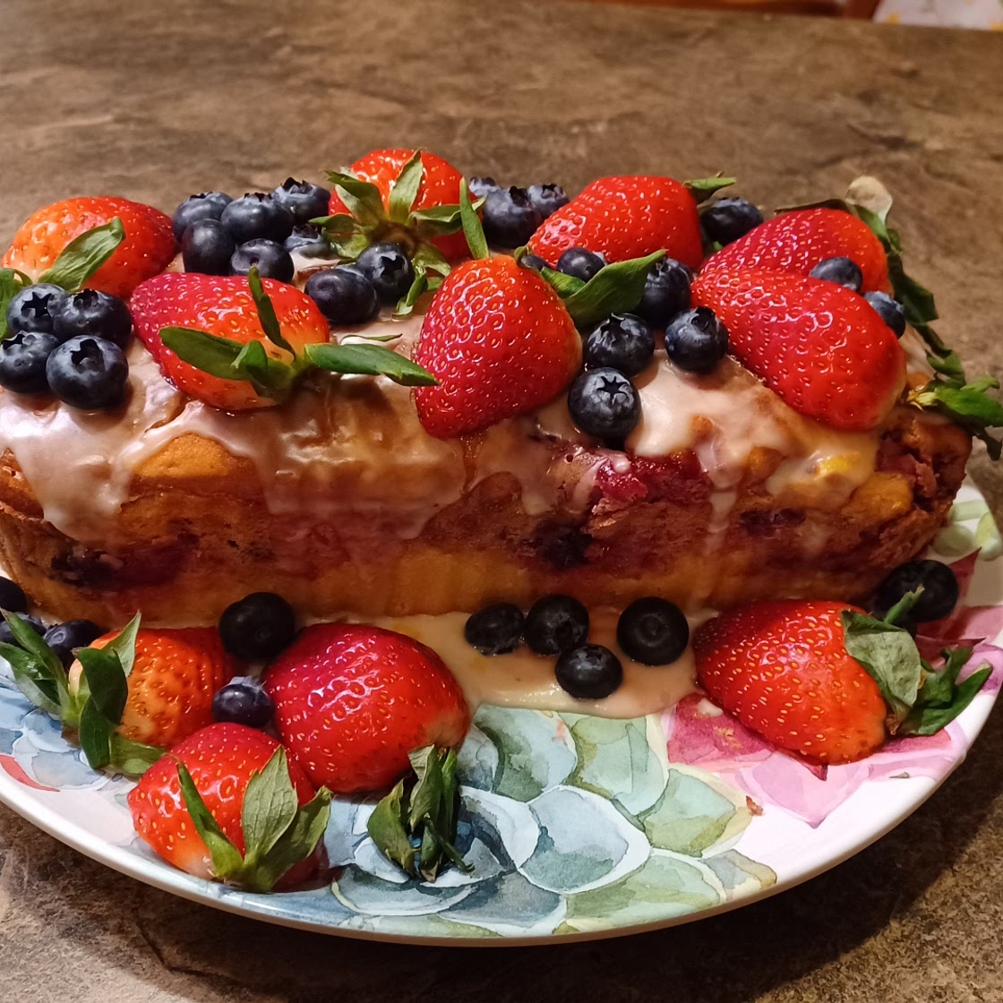 Lemon-Berry Cake
