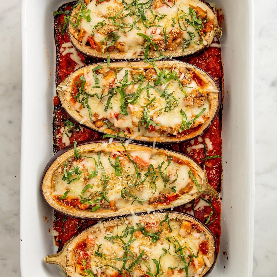 Stuffed Eggplant Parm