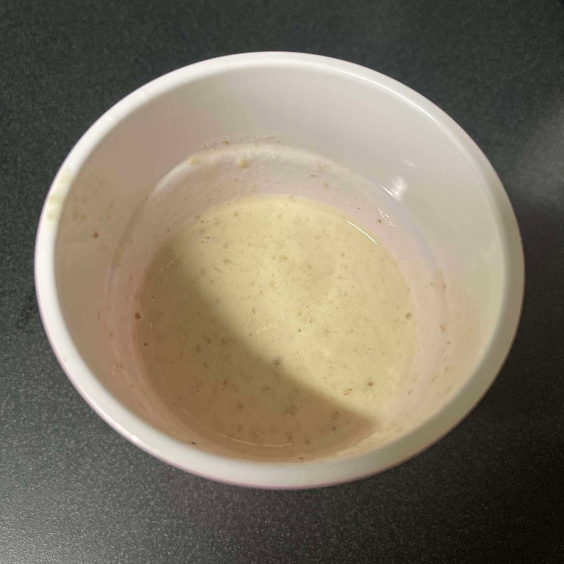 Banana protein smoothie 