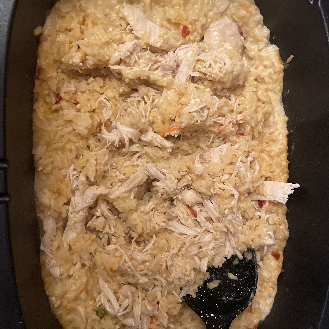 Slow Cooker Parmesan Chicken & Rice