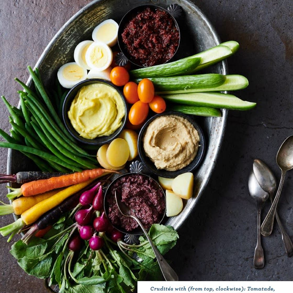 CRUDITÉS ET SAUCES