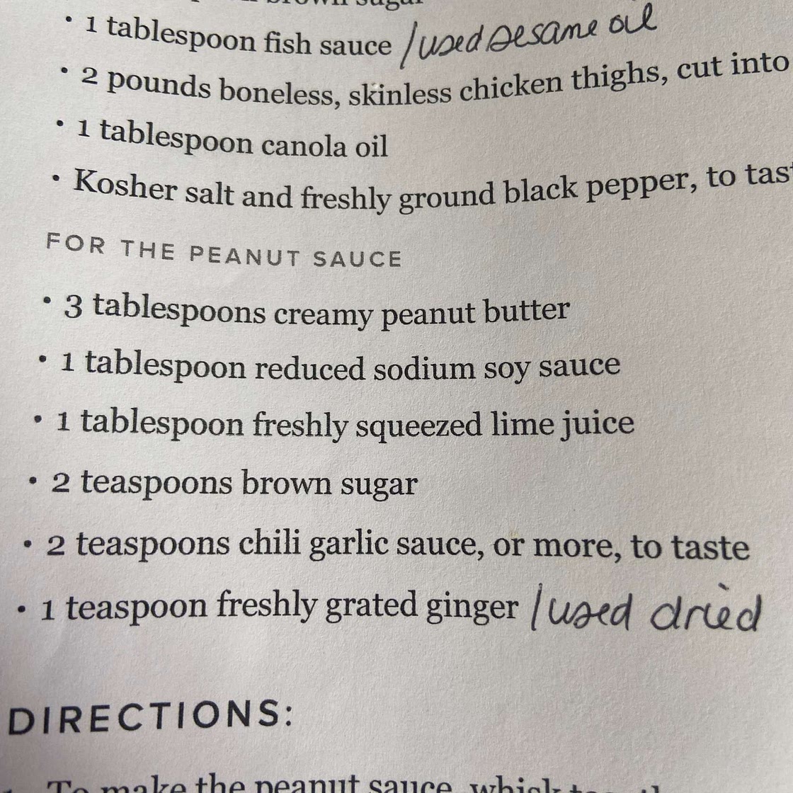 Peanut Sauce