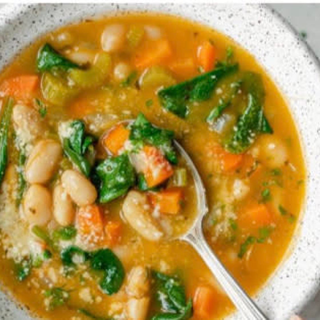 Mediterranean White Bean Potato Soup