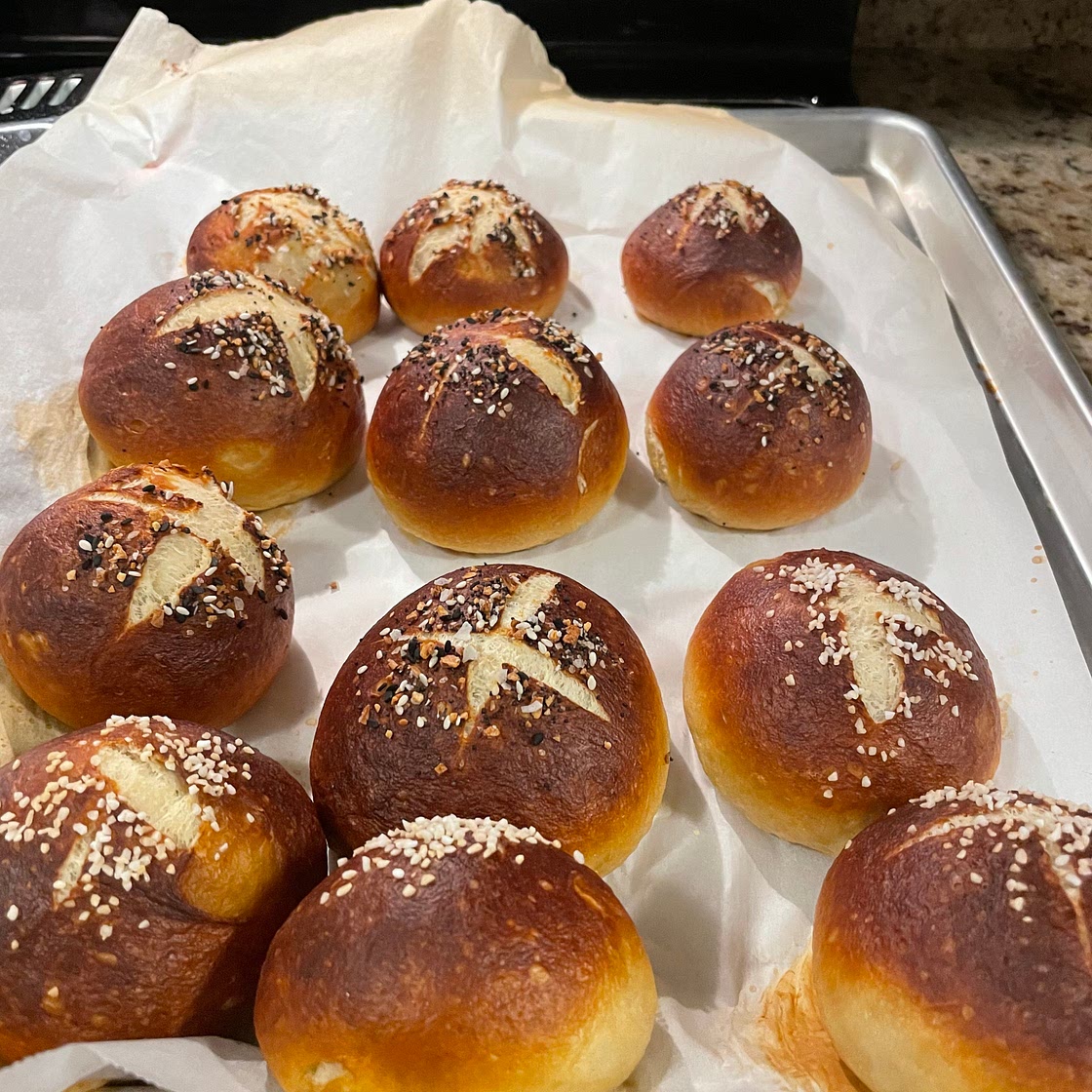 Benny's Pretzel bread