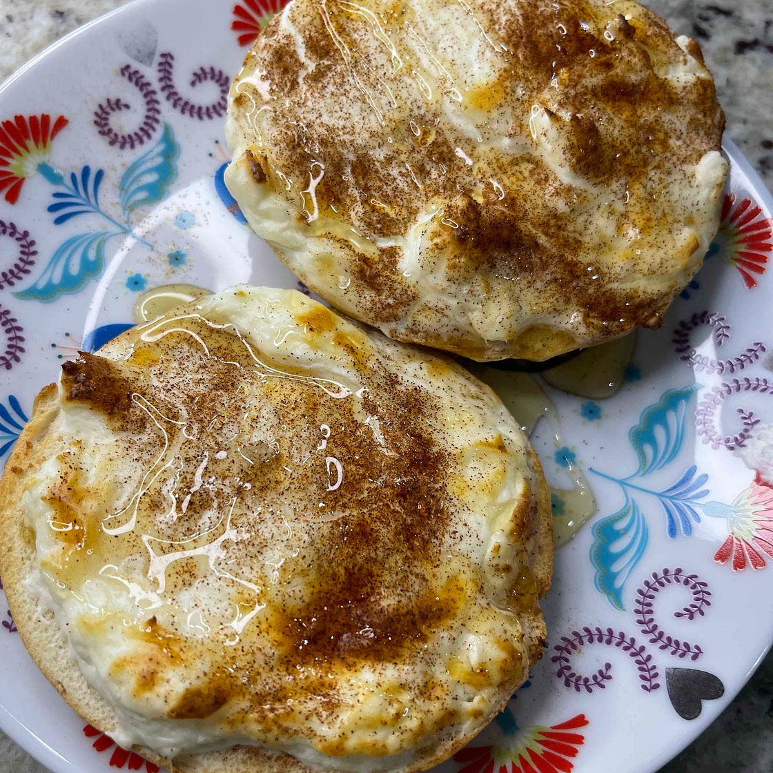 Air fried bagel 