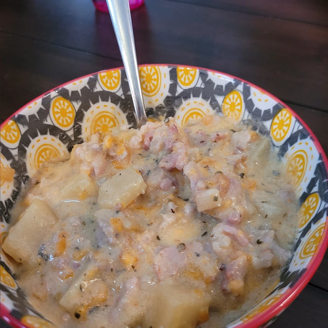 Slow Cooker Bacon Cheeseburger Soup
