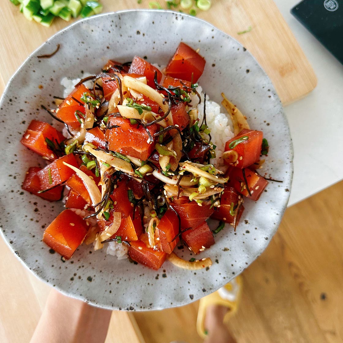 Vegan Hawaiian Style Tuna Poke