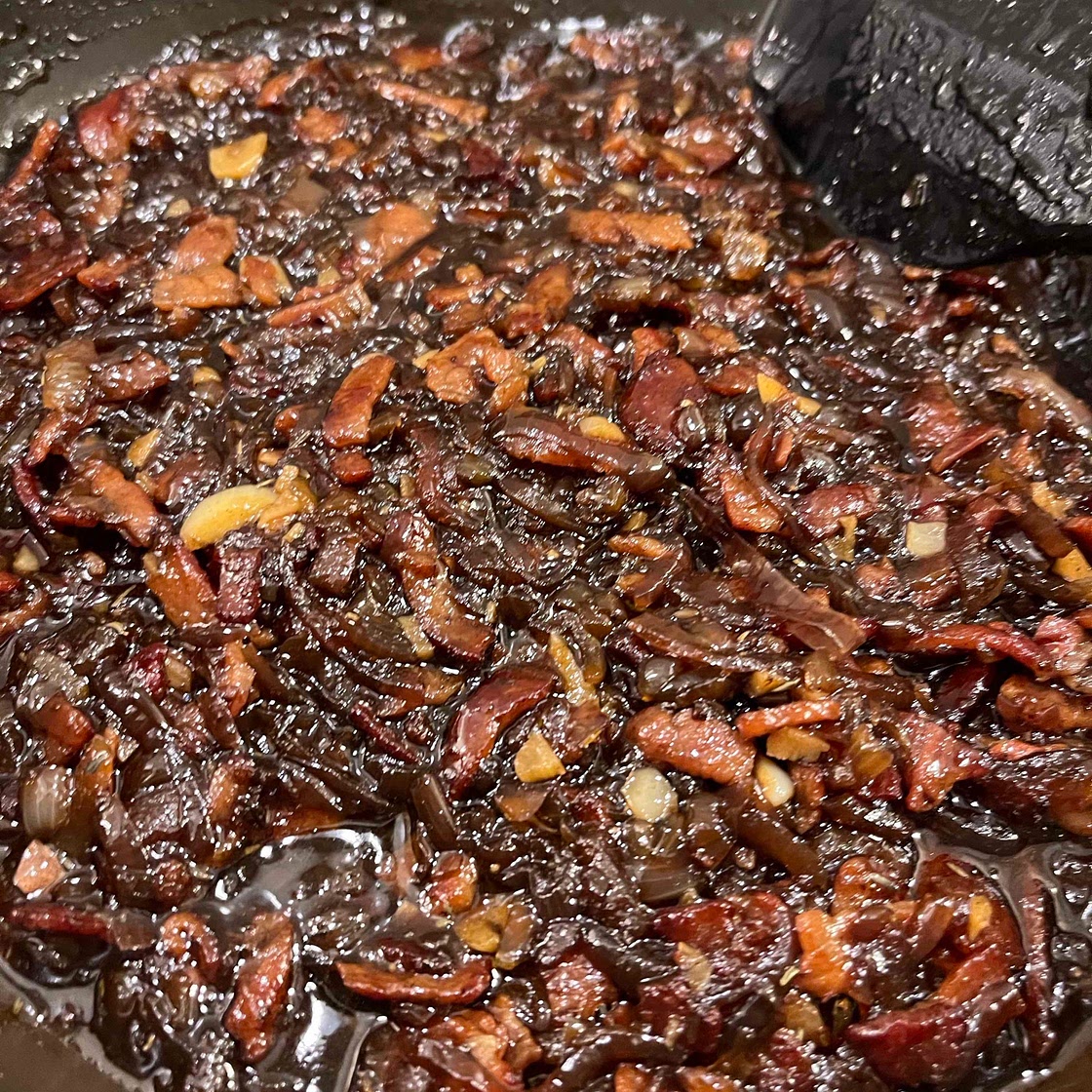 Bacon Relish - add to burgers / sausages / meat / etc