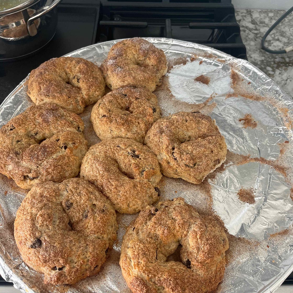 Cinnamon Raisin Bagels