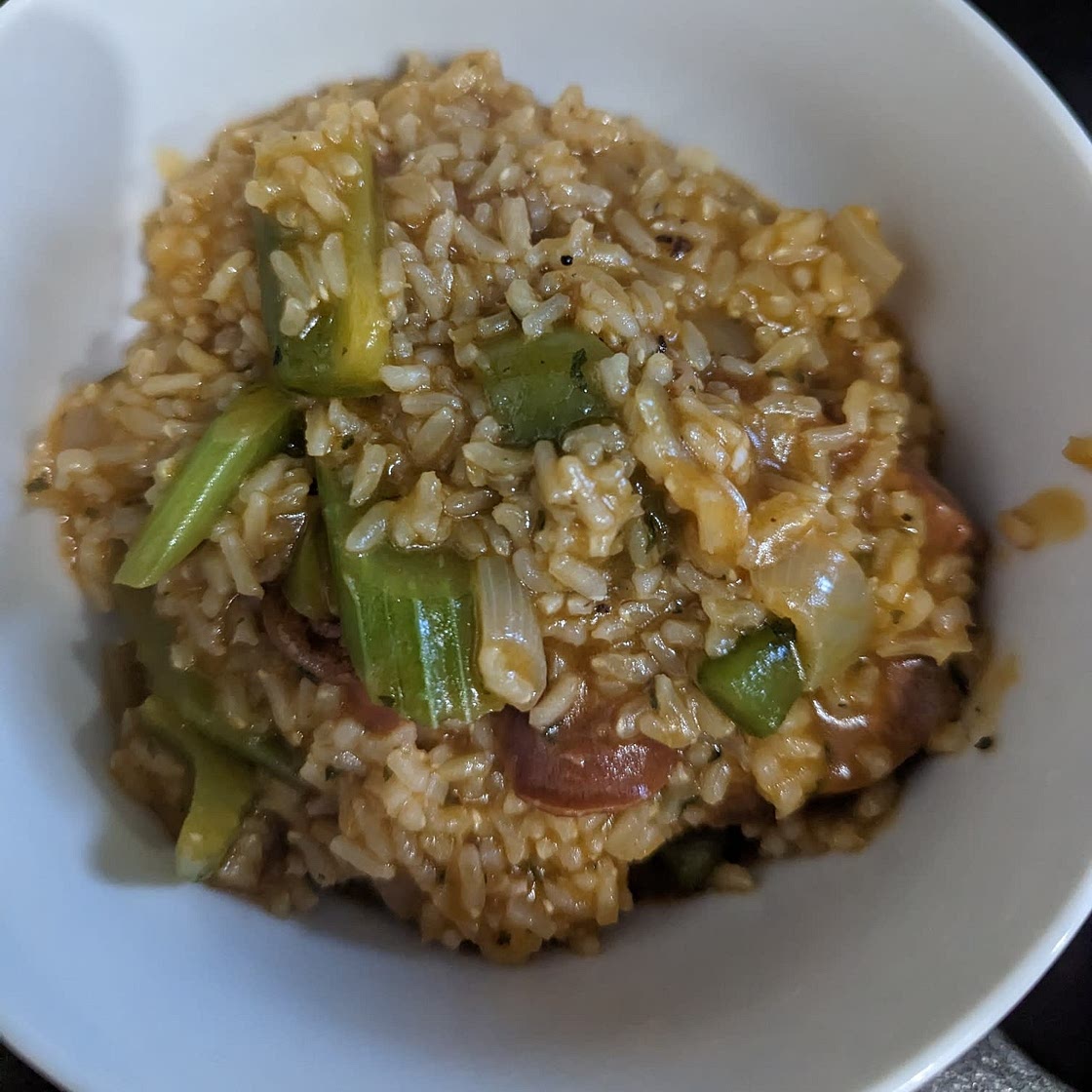 Dirty Rice with Andouille Sausage