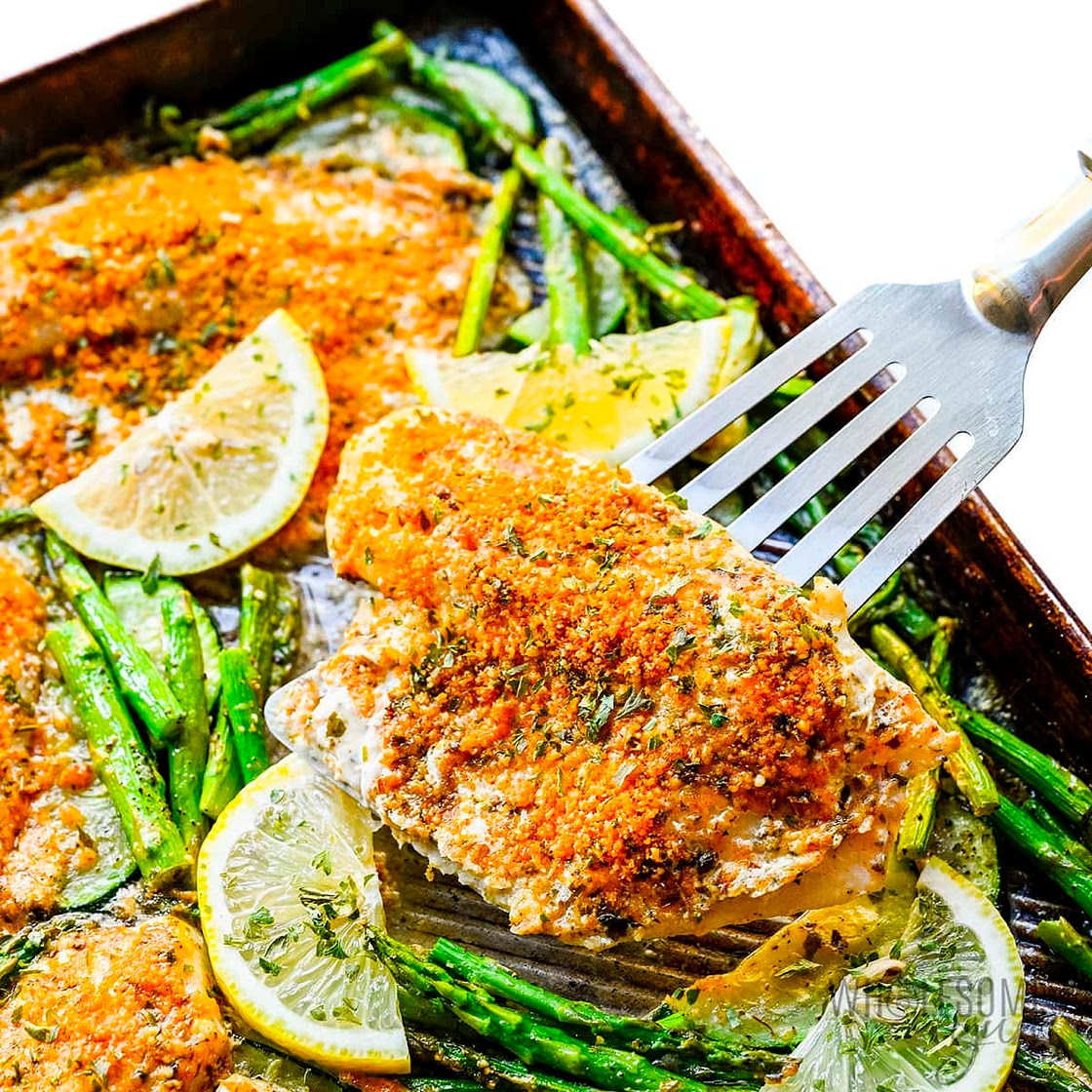 Parmesan Crusted Tilapia (Quick & Easy!)