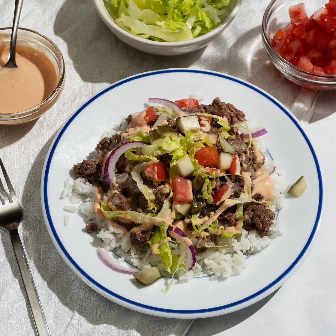 Cheeseburger Rice