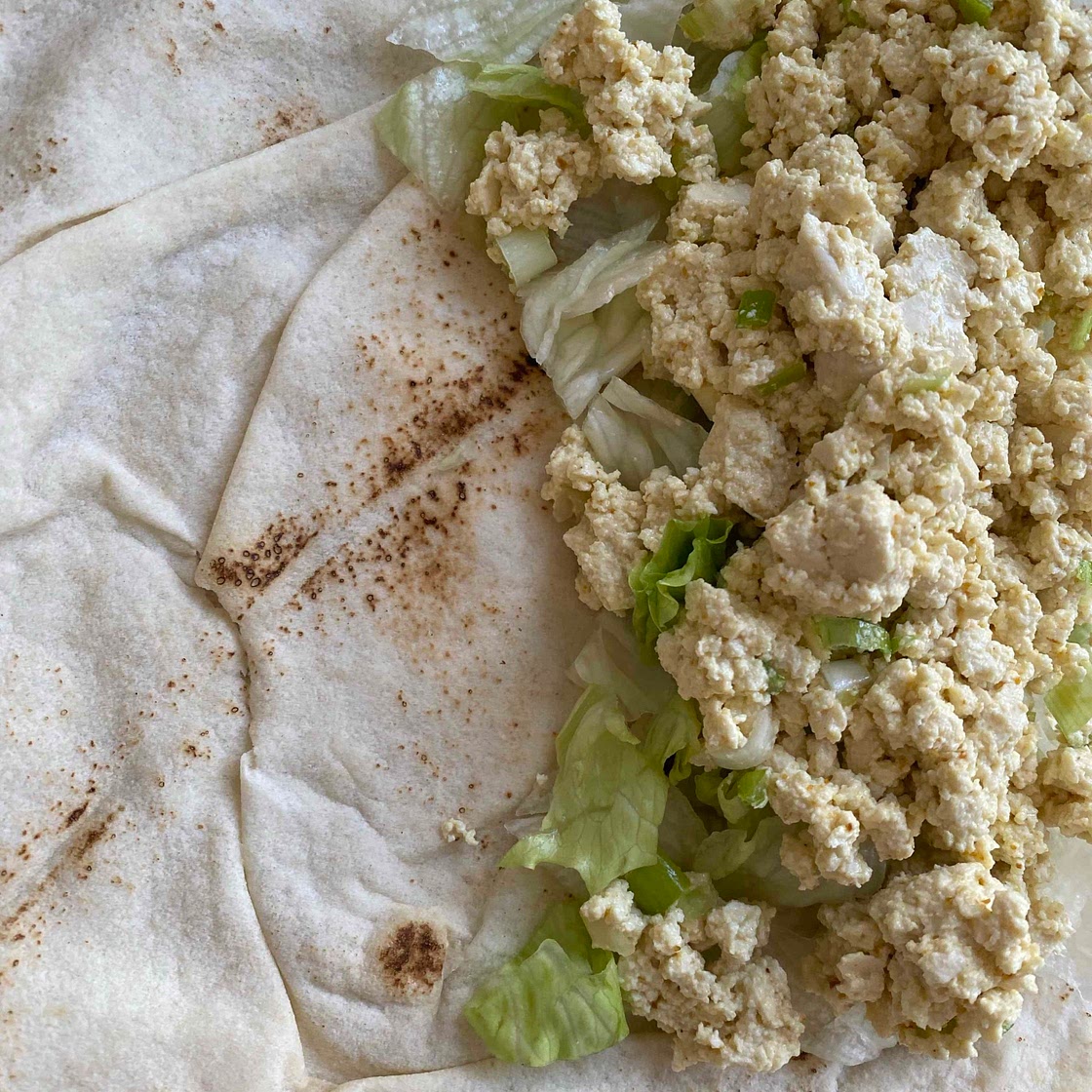 Tofu Egg Wrap