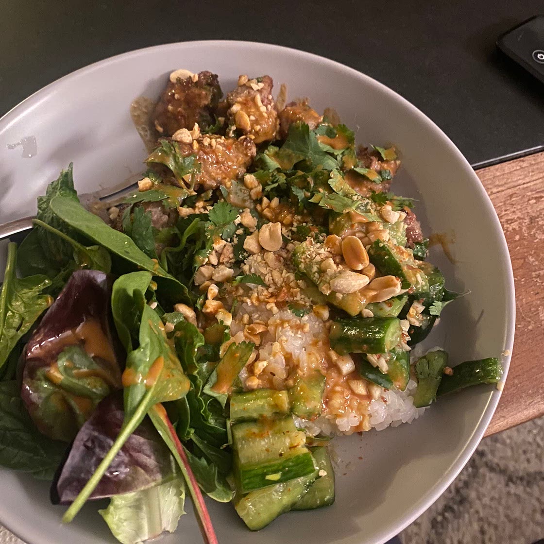Vietnamese grilled minced pork