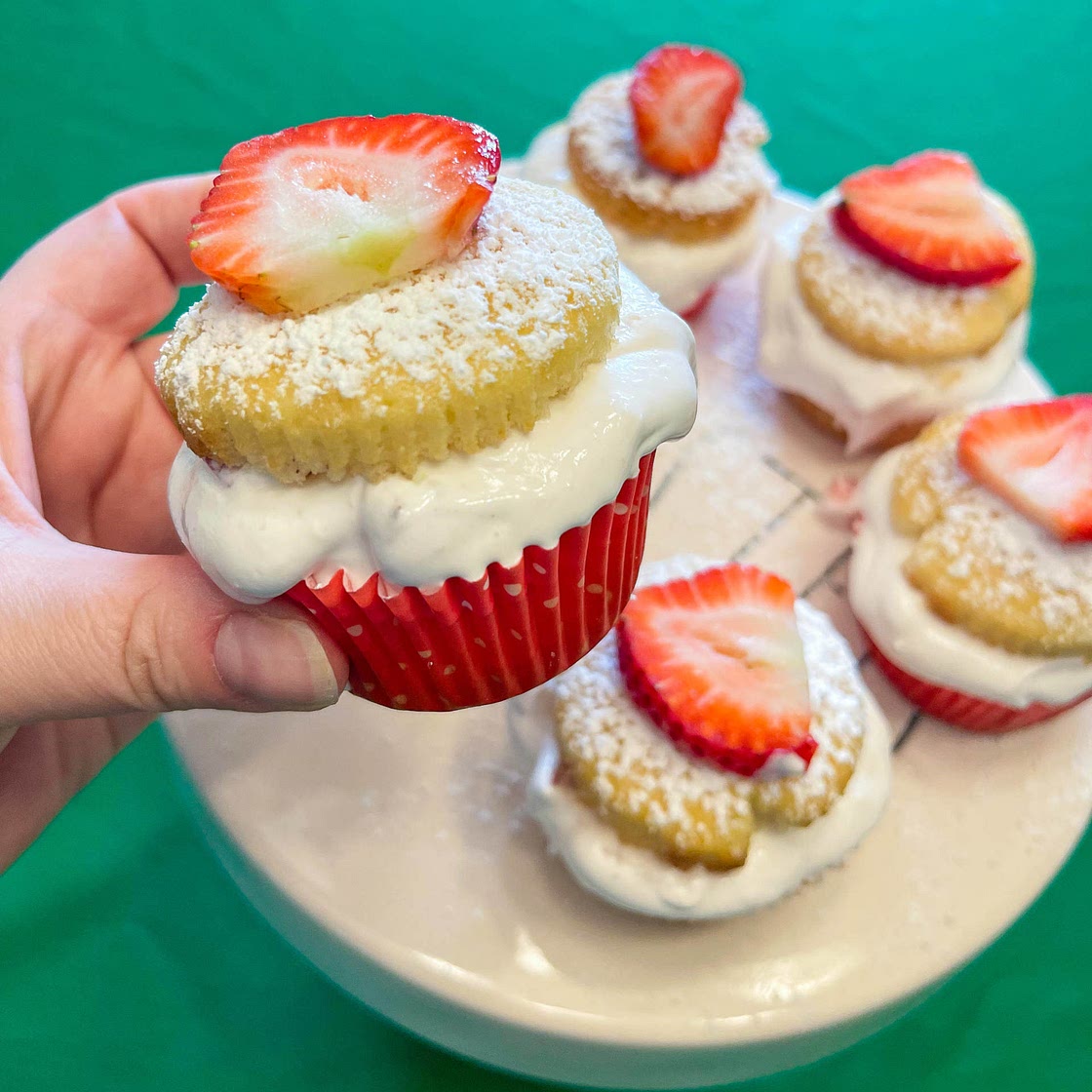 Strawberry Shortcake Cupcakes 