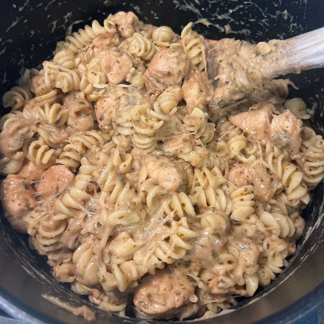 Creamy Chicken Pesto Pasta Recipe