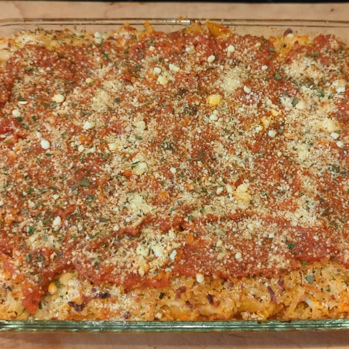 Easy Chicken Parmesan Casserole With Pasta