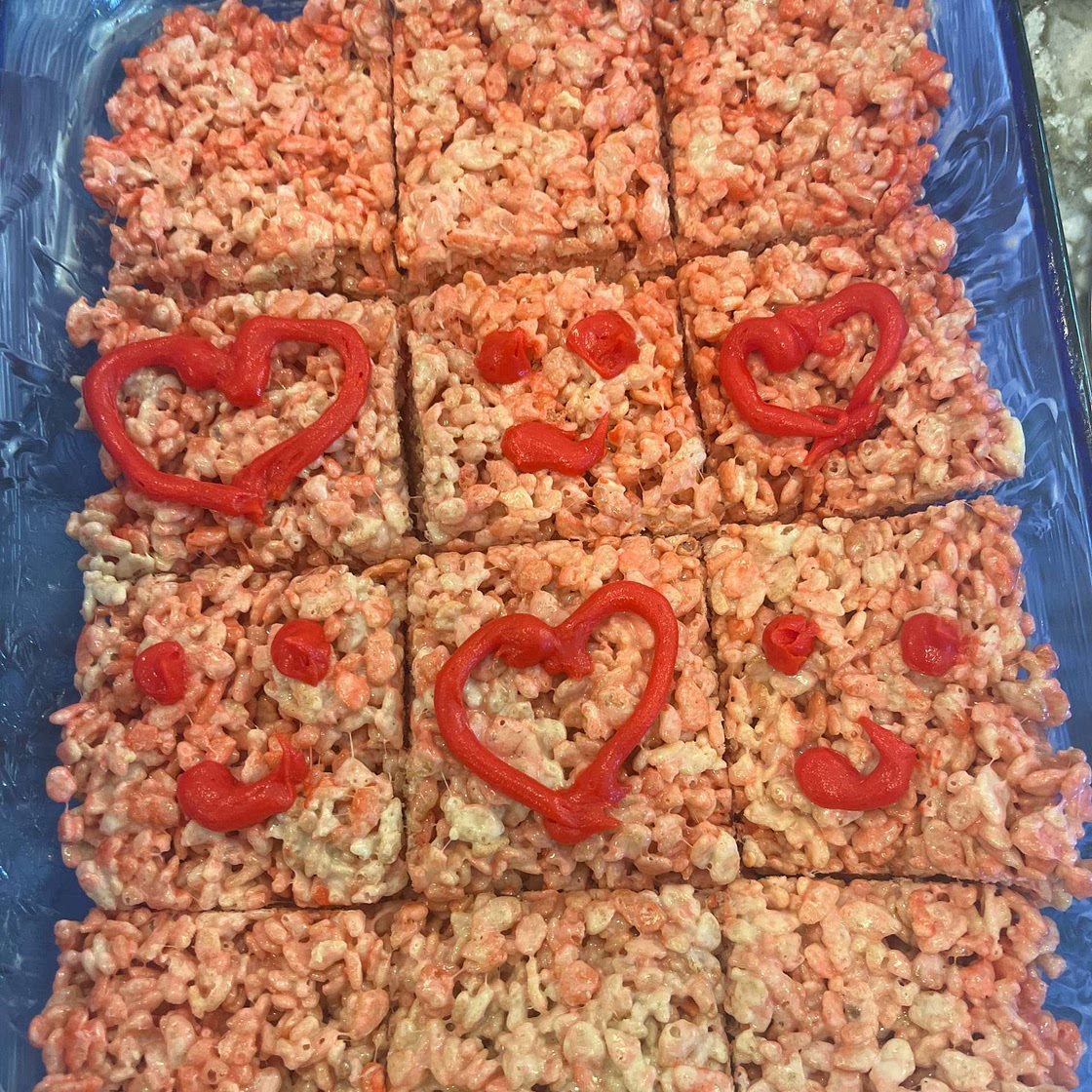 Rice Krispie Valentines Day Treats