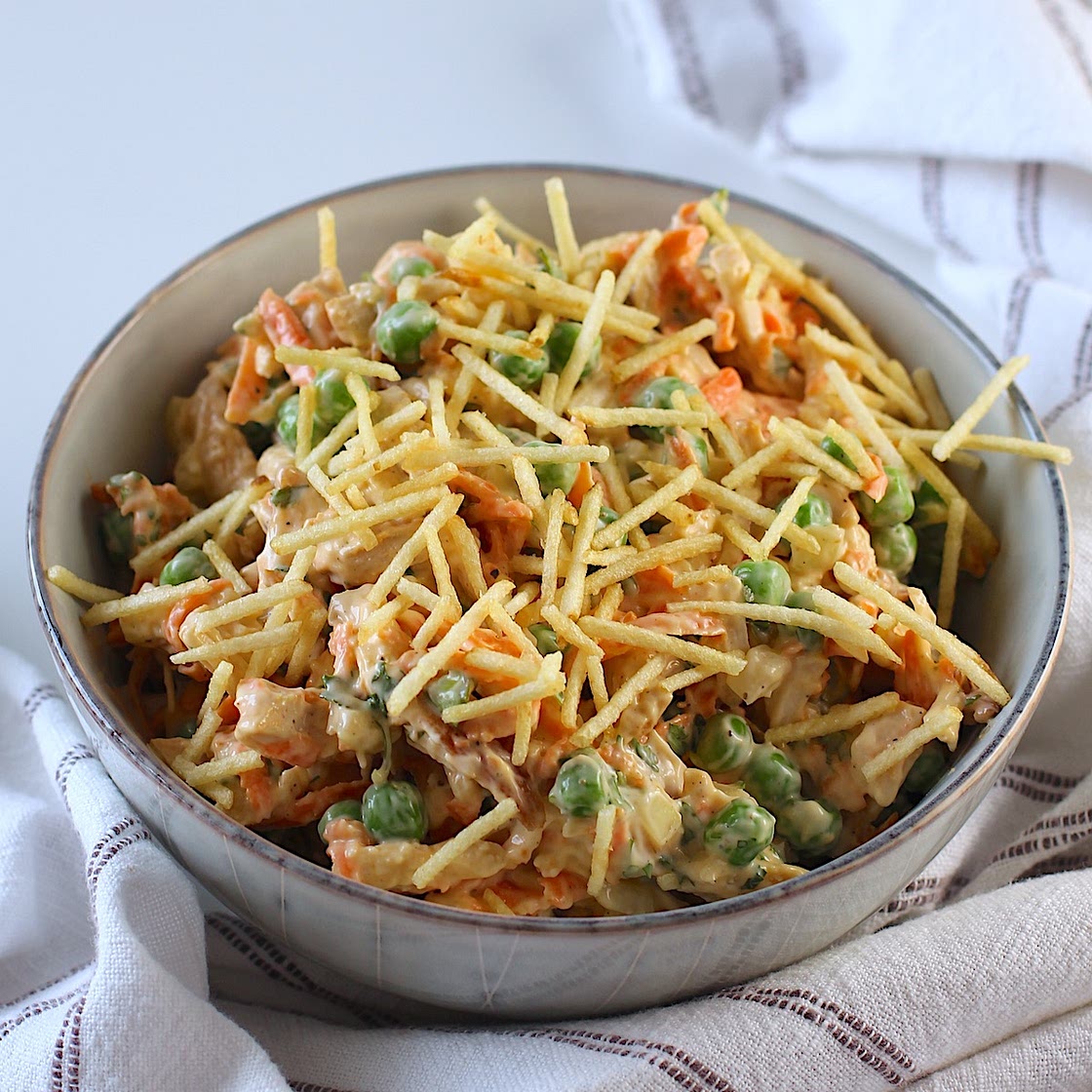 Brazilian Chicken Salad ~ Salpicão de Frango