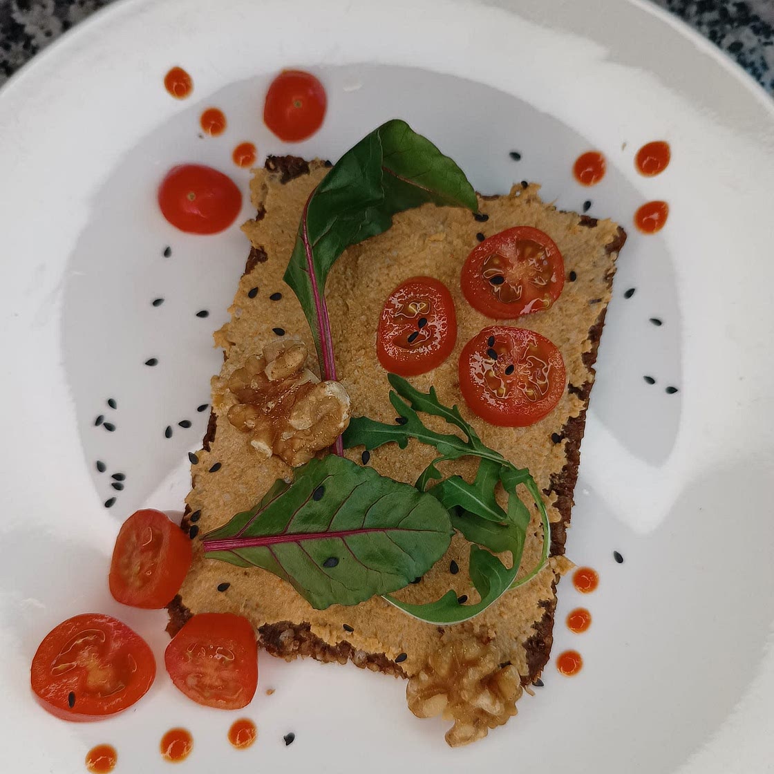 Harissa Sunflower seed hummus!