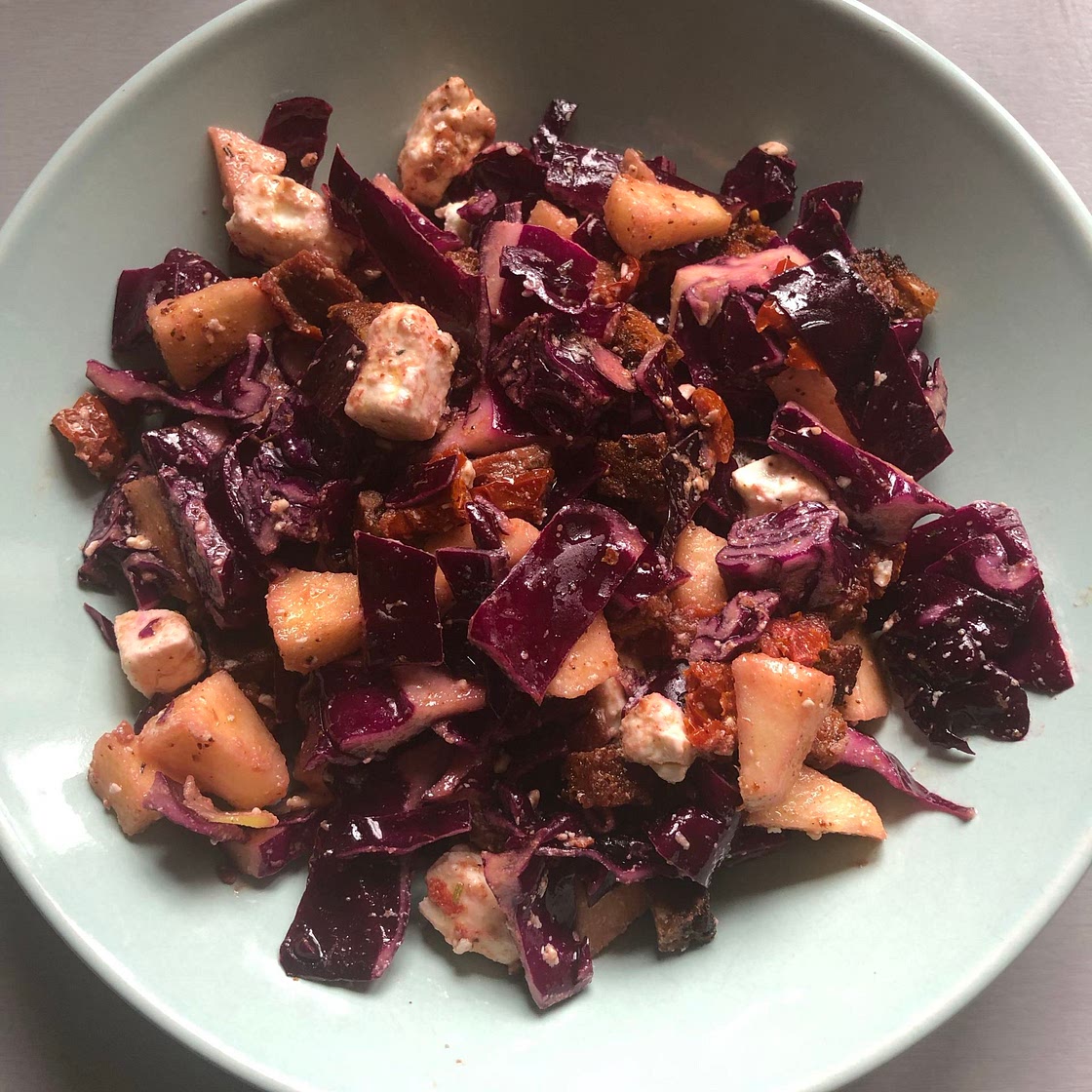 Salade de chou rouge