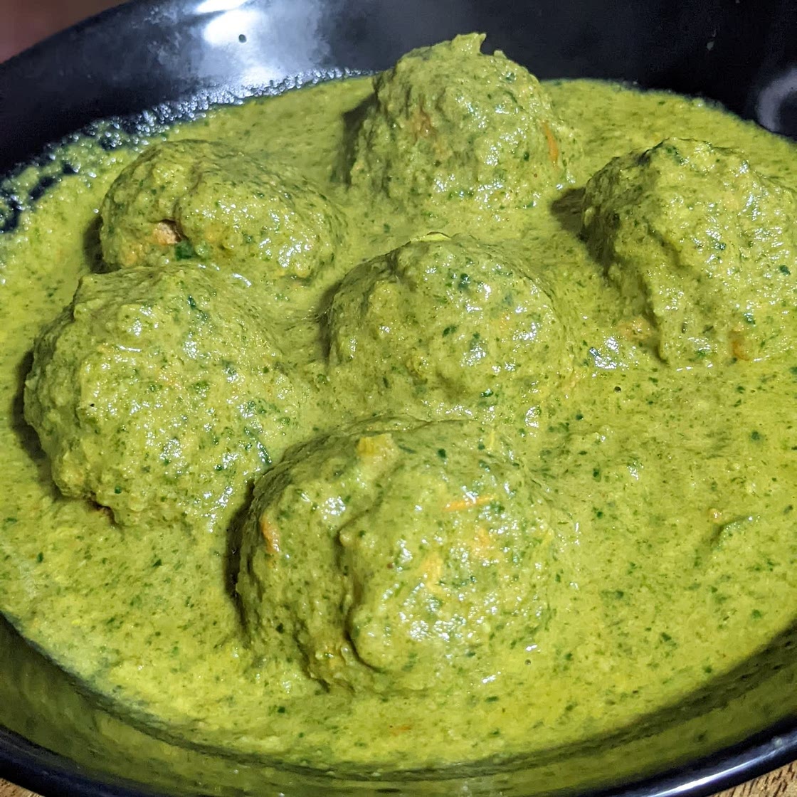 Vegan Malai Kofta (Indian dumplings in Tomato onion curry sauce)
