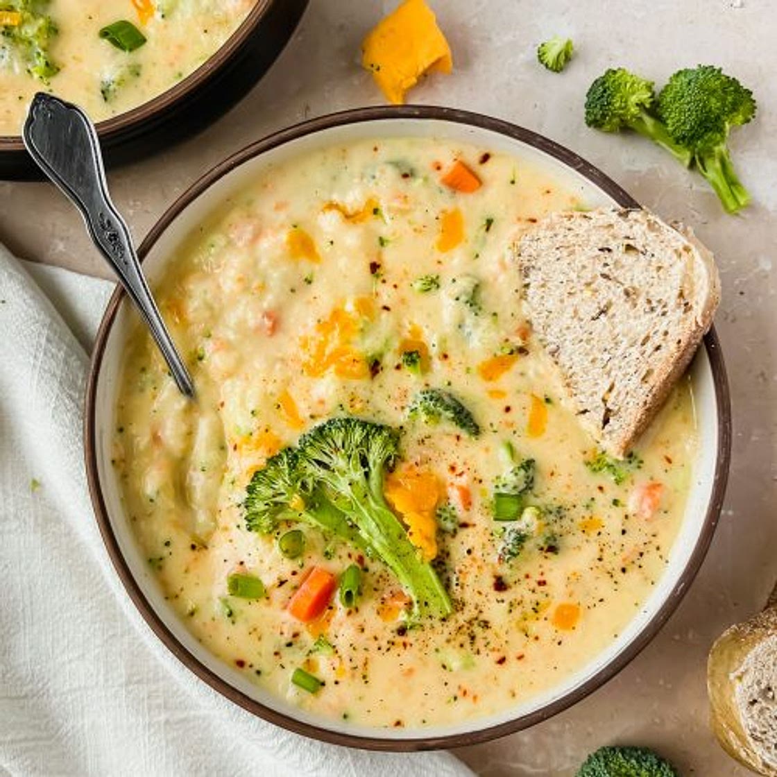 Broccoli White Cheddar Soup