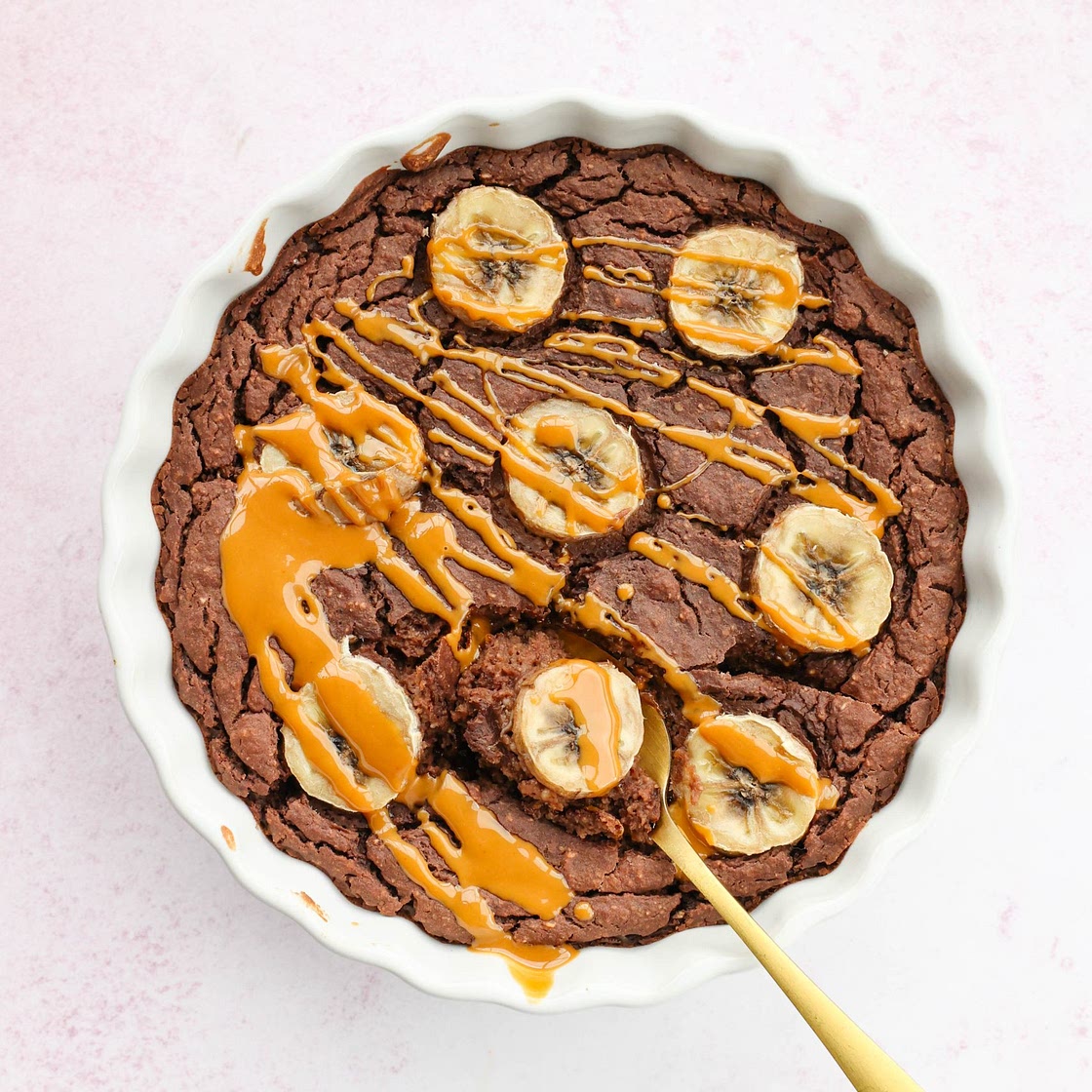 Eenpersoons gezond chocotaartje met speculoos - Easy Culi