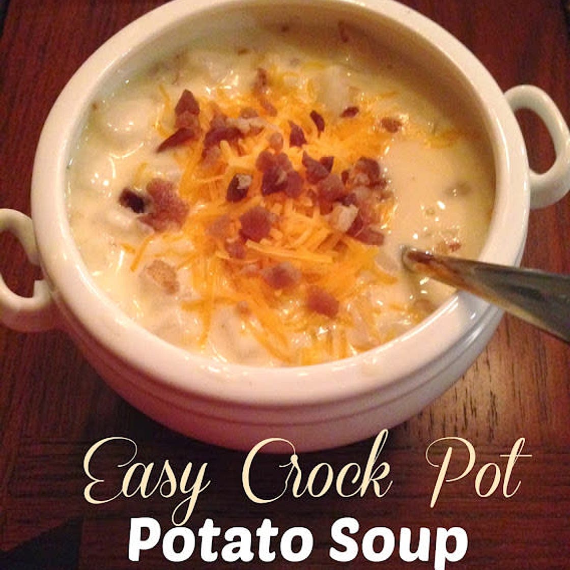 Easy Crockpot Potato Soup