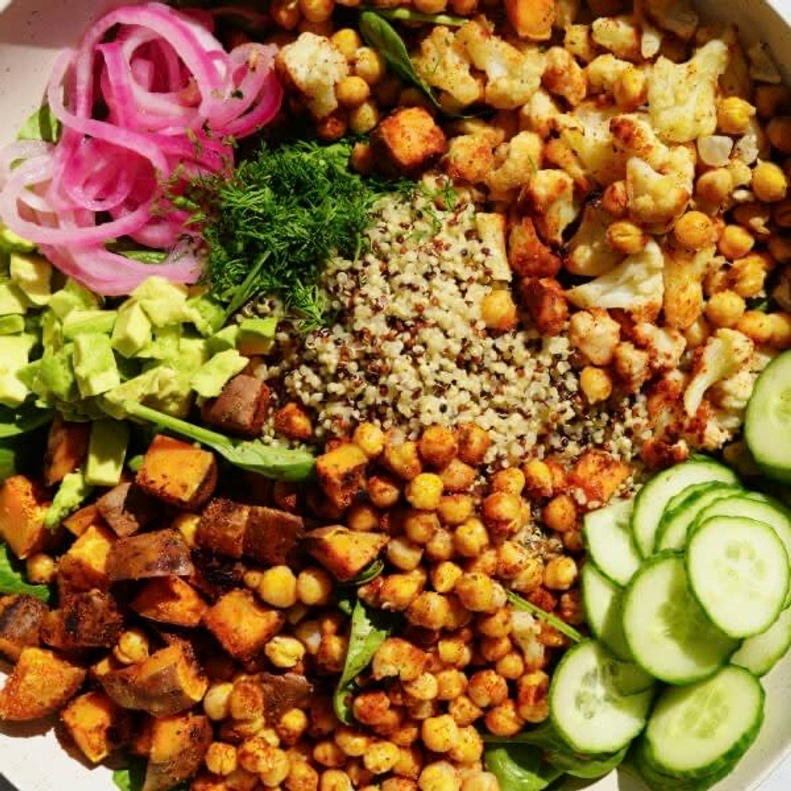 Cauliflower High Protein Salad 