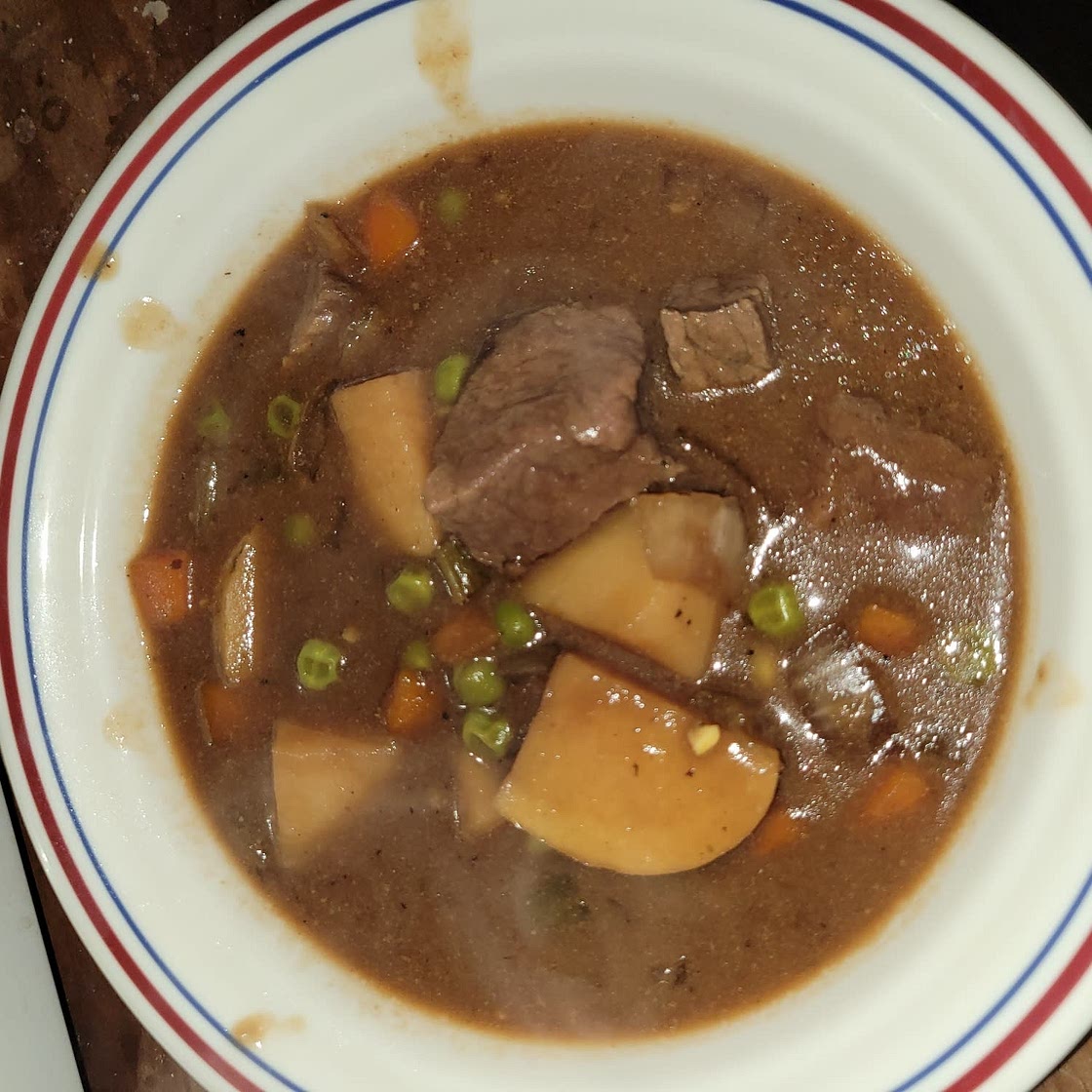 Grandma's Ground Beef Stew