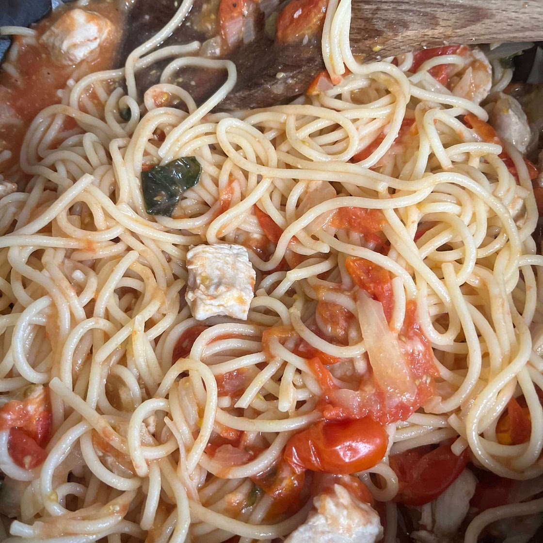 The Easiest - Spaghetti with Cherry Tomatoes