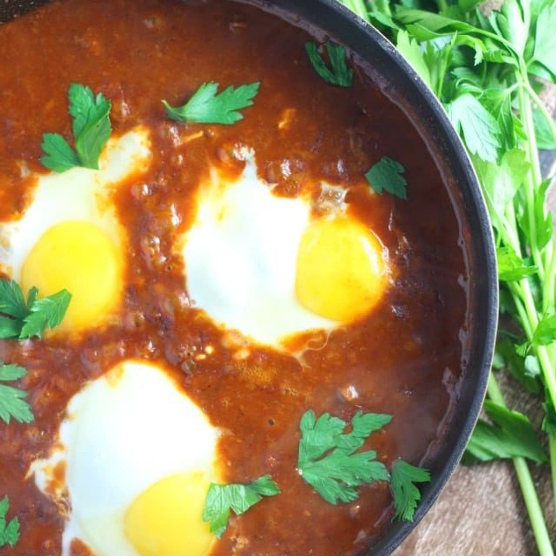 Chili with Eggs